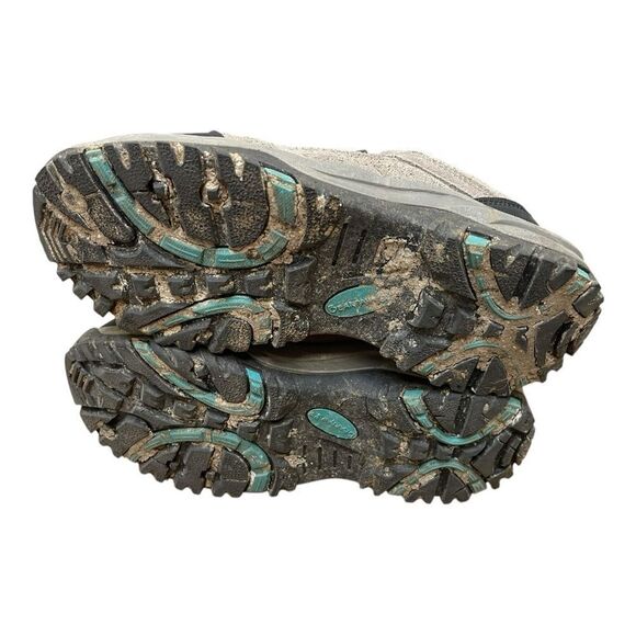 Bearpaw Gray and Teal Women's Hiking Shoes Size 6 EUC - Picture 7 of 9